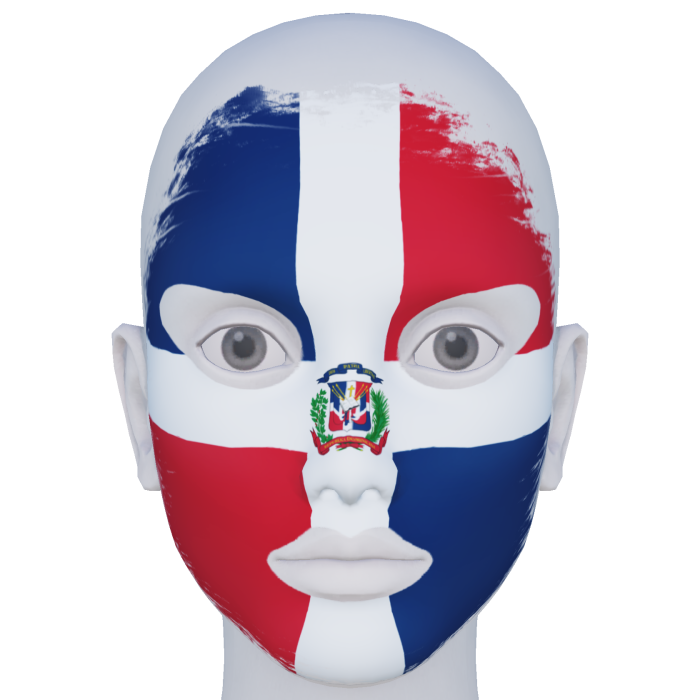 Dominican Republic Facepaint