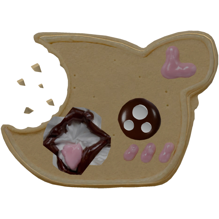 𐔌ྀི┊Adorable Kawaii Frosting Bear Cookie