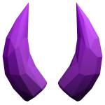 Purple Deluxe Horns