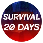 Survive 20 Days in Hard Survival Roblox badge thumbnail