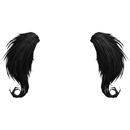 horror fried teased pigtails extensions black
