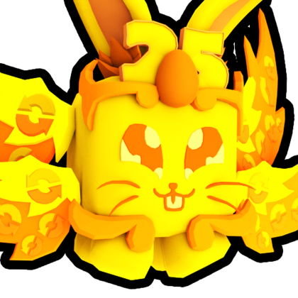 Gold Radiant Bunny
