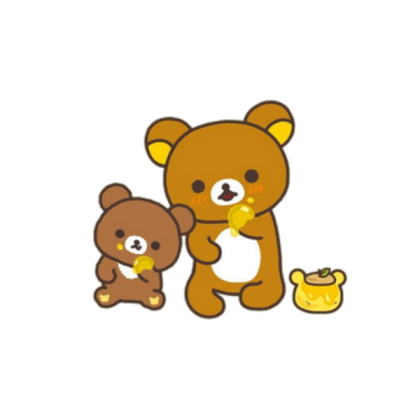 Transparent Rilakkuma Roblox decal