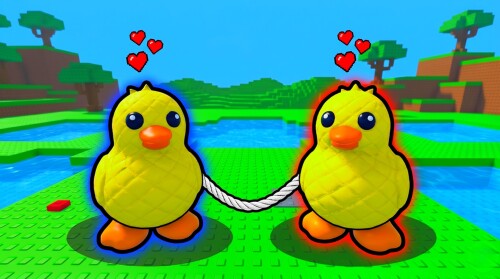 Kaczki! 🐤 [Obby dla 2 graczy] 
