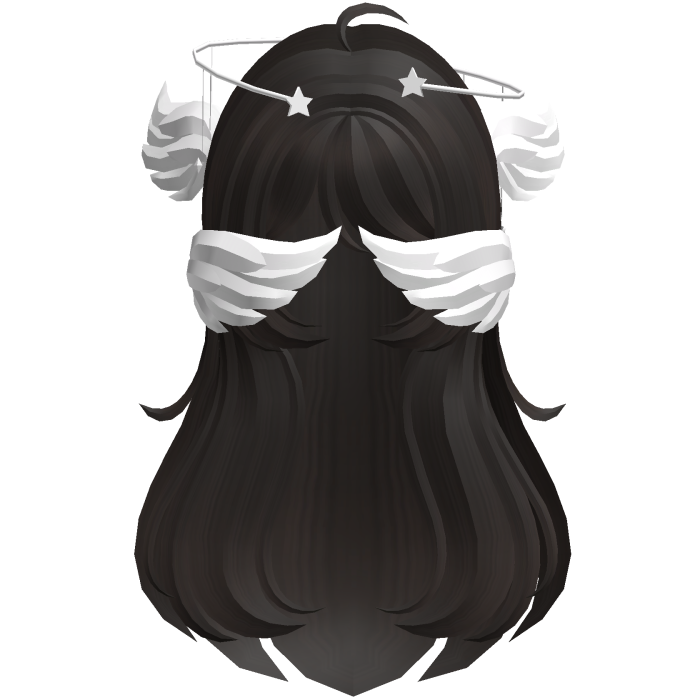 Dark Brown Angelic Hair W Halo