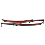 Dual Crimson Katana