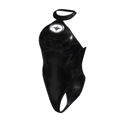 ToT Leather Chrome Bodysuit