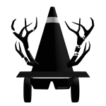 Beatiful Black Cone + Antlers + Headphones + shade