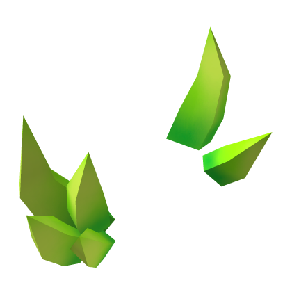 Green Nuclehare Face Crystals