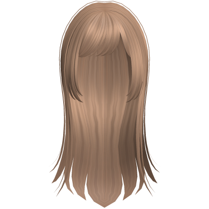 creepy protagonist emo hair in orange Roblox item