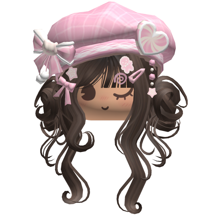 ♡ Christmas Swirly Wispy Buns (Brown)