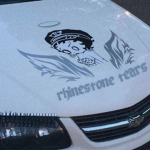 rhinestone tears