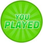 You Played! Roblox badge thumbnail