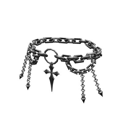 Hanging Chains Chainlink Belt > Silver thumbnail