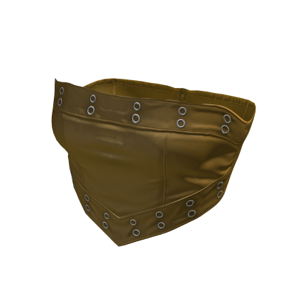 Leather Cropped Top / Gold