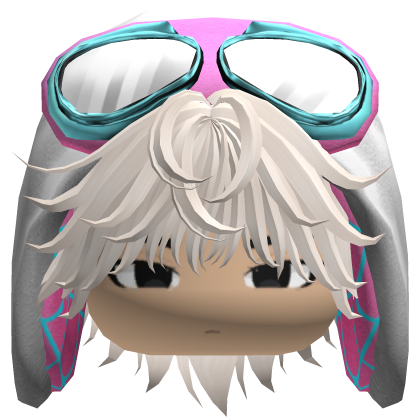 Spider Gwen Hood Boy Messy Beige Hair w/ Face Roblox item