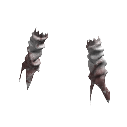 halloween bloody horror spooky arm warmers white thumbnail