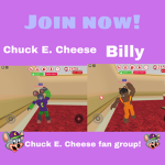 Chuck E. Cheese’s official fan group