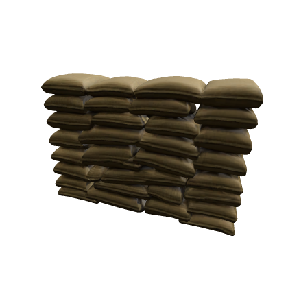 Sandbag wall