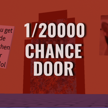 1 in 20000 chance of opening door