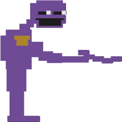 8-bit Purple Guy Roblox decal