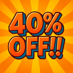 40% OFF!!!
