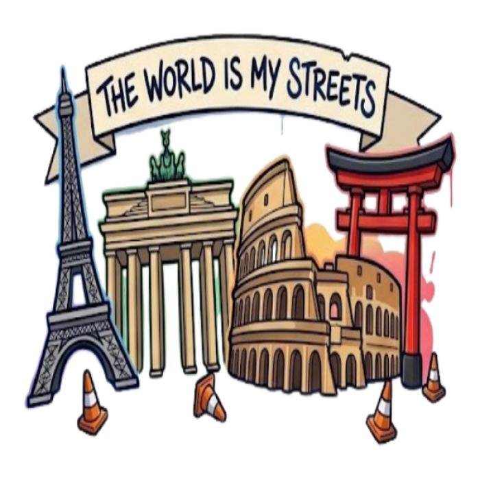 The World is my Streets spray Roblox decal