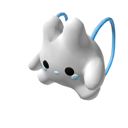 Cute Blue Bunny Backpack Roblox item