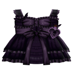 ♡ ⋮ Spooky Lil' Witch Dress In Purple