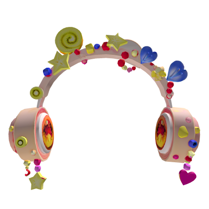 Cute Fruit Headphones | Pink Roblox item