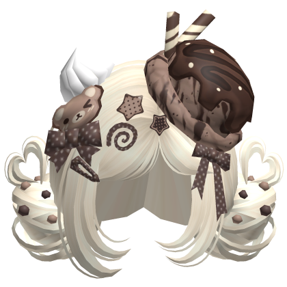 ♡ Ice Cream Girly Buns (Chocolate)