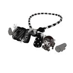 ari black and white necklace 3.0