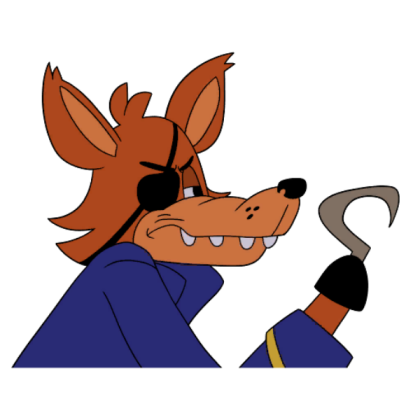 FNAF Cartoon Foxy Poster Roblox decal