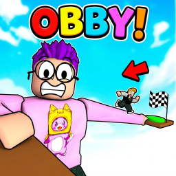 😂 Lankybox Parkour Obby! 🧠
