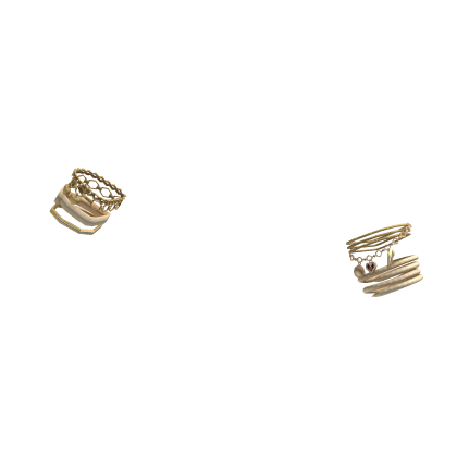 Both Hands Designer Gold Bracelets thumbnail