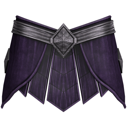 SIlver & Purple Spartan Armor Waist Roblox item