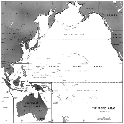 pacific ocean map