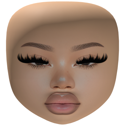 92i Baddie Latina girl mesh head makeup lashes  Roblox item