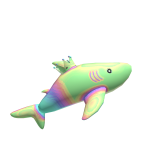 (code: Sharky4) Cute rainbow shark