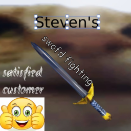 Steven's sword fighting