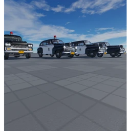 Emergency vehicle depot icon