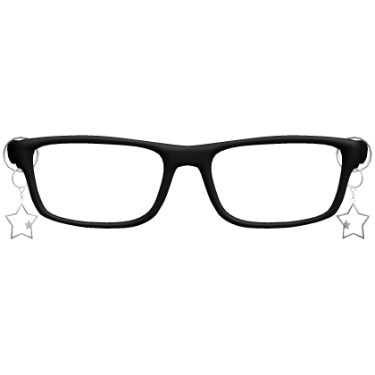black star chain nerd glasses