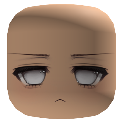 Kawaii Sleepy Eyes Face