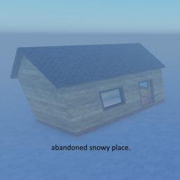 abandoned snowy place