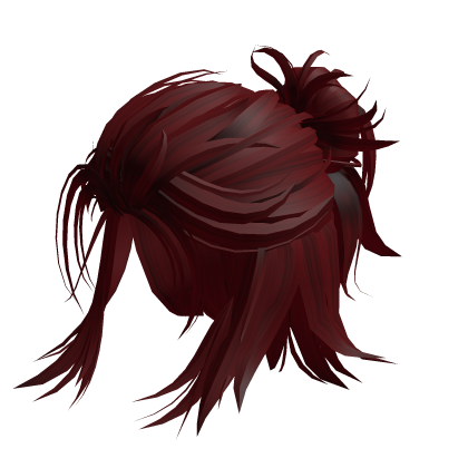 crimson red ronin samurai hair Roblox item