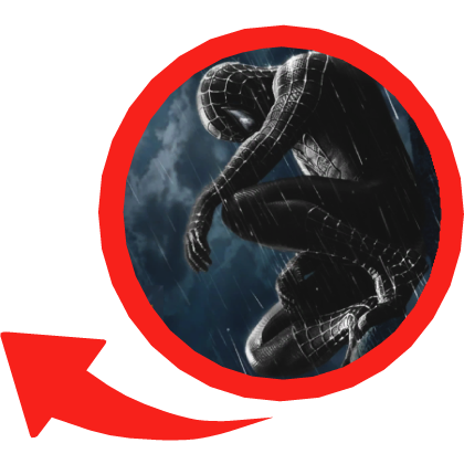 [Animated] Symbiote / Normal Spiderman Red Circle Roblox item