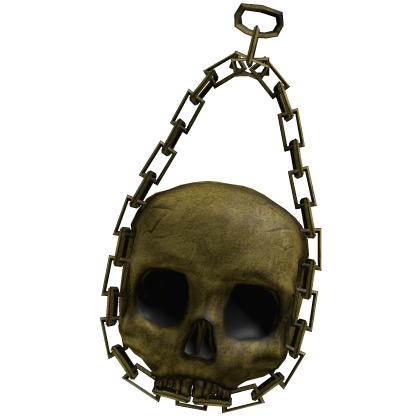 Gold Grunge Skull Waist Chain [Right] Roblox item