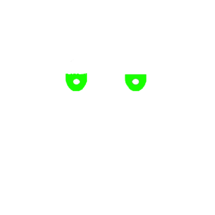 Green Serious Eyes Roblox decal