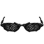 Zebra Spirit Y2K Vampire shades🦓