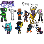 FNF cosplayers